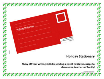 Christmas Colour Postcards Stationary Cartes Postales De Noel Ecriture