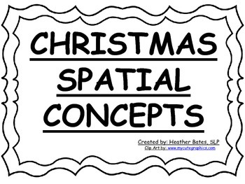 Preview of Christmas Posters and Interactive White Board slides for Positional Terms