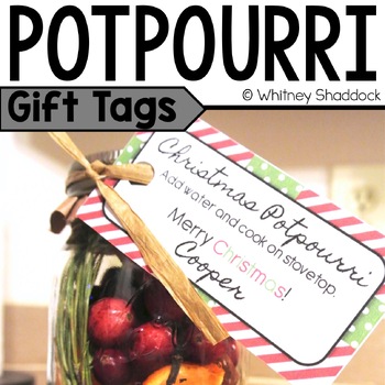 Preview of Christmas Potpourri Gift Tag