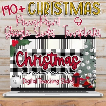 Preview of Christmas Power Point AND Google Slide Templates