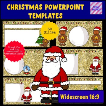 Preview of Christmas PowerPoint Template -  16:9 Widescreen