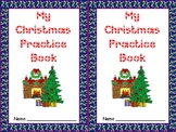 Christmas Practice Books for Kindergarten- Letters, Number