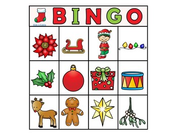 Christmas Pre-K BINGO Cards by Wee Citizens Learning | TpT