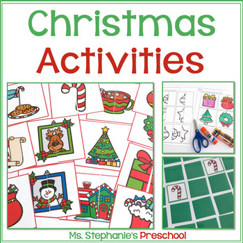 Christmas Preschool Activities by Ms Stephanie's Preschool | TPT