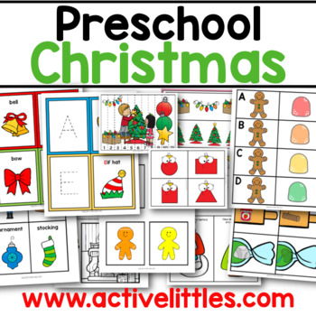 Preview of Christmas Preschool Printable Activities