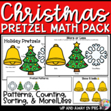 Christmas Pretzels Math Pack - Patterns, Sorting, and More/Less