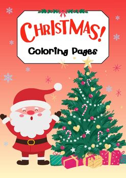 Christmas: Printable Christmas Coloring Pages for Kids by Apichaya ...