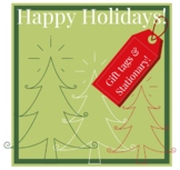 Christmas Printable Gift Tags Bulletin Board Holiday Note Border