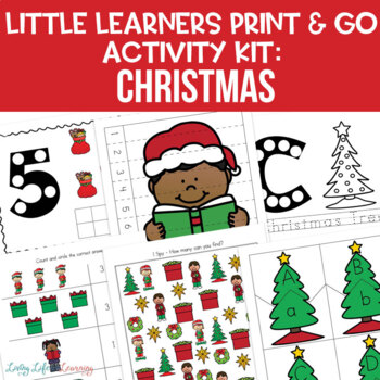 Christmas Printable Learning Pack by Living Life and Learning | TpT