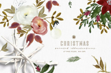 Christmas Printable Paint Illustrations Hand Painted 27 PN
