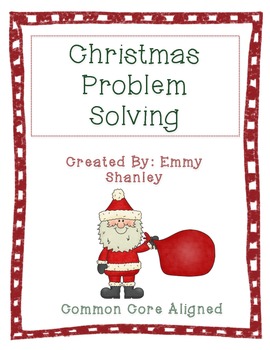 christmas problem solving year 1
