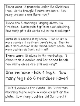 Christmas Problem Solving Booklet by Jeannie Seymour | TPT