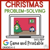 Christmas Problem Solving Google Game / Digital & Printabl