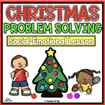 Preview of Christmas Problem Solving | Social Emotional Learning | Social Skills | SEL
