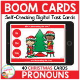 Christmas Pronouns Boom Cards for Distance Learning