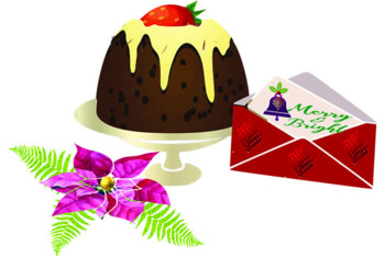 Preview of Christmas Pudding : ( Clipart)