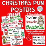 Christmas Pun Posters- Melonheadz clipart *Color ink frien