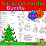 Christmas Puzzle Activities Bundle – Crosswords, Word Sear