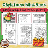 Christmas Puzzle Mini-Book for Fifth Graders