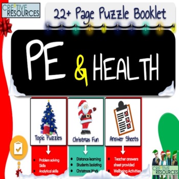 Preview of Christmas Puzzle Work Booklet