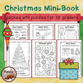 Christmas Puzzles Mini-Book for First Graders