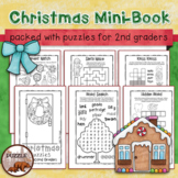 Christmas Puzzles Mini-Book for Second Graders