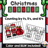 Christmas Puzzles: Counting by 1's, 5's, 10's