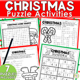 Christmas Puzzles | Word Search & Crossword Puzzle | December