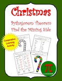 Christmas Pythagorean Theorem Find the Missing Side