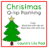 Christmas Q-tip Painting
