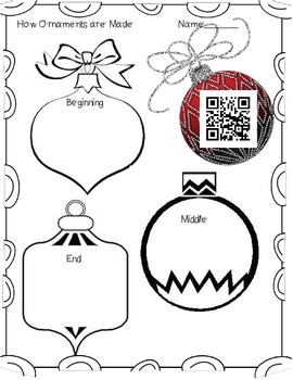 Christmas QR Code Fun Informational Passages with Leveled Graphic ...