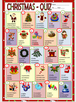 Christmas Quiz by Mary's Class | Teachers Pay Teachers