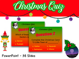 Christmas Quiz FREEBIE Presentation