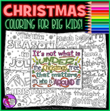 Christmas Coloring Pages Sheets: Christmas Doodle Quote Co