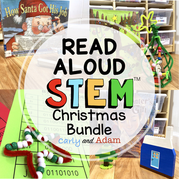 Preview of Christmas READ ALOUD STEM™ Activities and Challenges BUNDLE