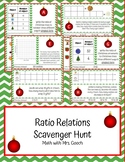 Christmas Ratios Review Scavenger Hunt