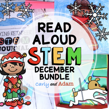 Preview of Winter and Christmas READ ALOUD STEM™ Activities and Challenges BUNDLE