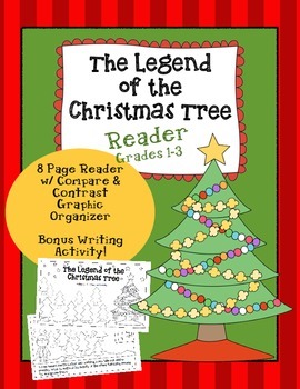 Preview of Christmas Book- The Legend of the Christmas Tree Reproducible