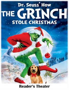 Preview of Christmas Reader's Theater Script based on How the Grinch Stole Christmas