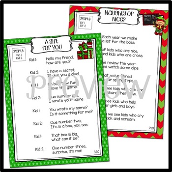 Christmas Readers Theater by Katelyn's Learning Studio | TpT