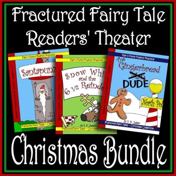 Preview of Christmas Readers' Theater Scripts Winter Fractured Fairy Tales: Grades 3 4 5 6