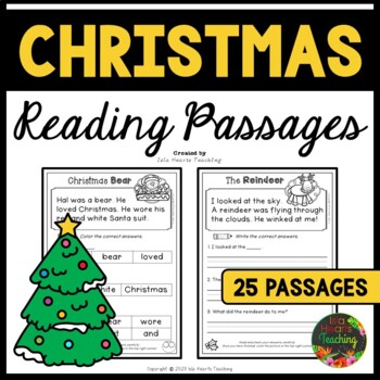 Christmas Reading Comprehension Passages and Questions (Christmas SET 1)