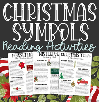 Christmas Reading Activities: Christmas Symbols by The Teacher's Pet