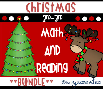 Preview of Christmas Reading Activities and Christmas Math Bundle
