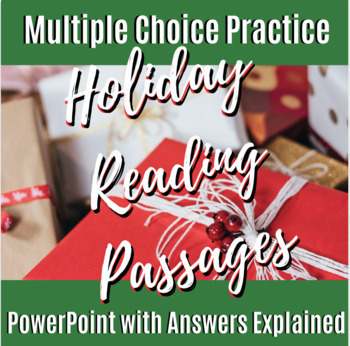 Preview of Christmas Reading Activity for Secondary ELA