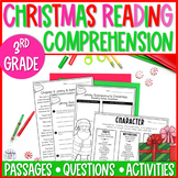 Christmas Reading Comprehension Activities | 3rd Grade