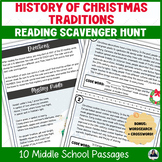 Christmas Reading Comprehension Activities for 6th, 7th & 