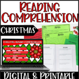 Christmas Reading Comprehension | Digital Christmas Readin