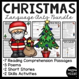 Christmas Language Arts Bundle for Upper Elementary and Mi
