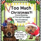 Christmas Reading Comprehension Paired Passages